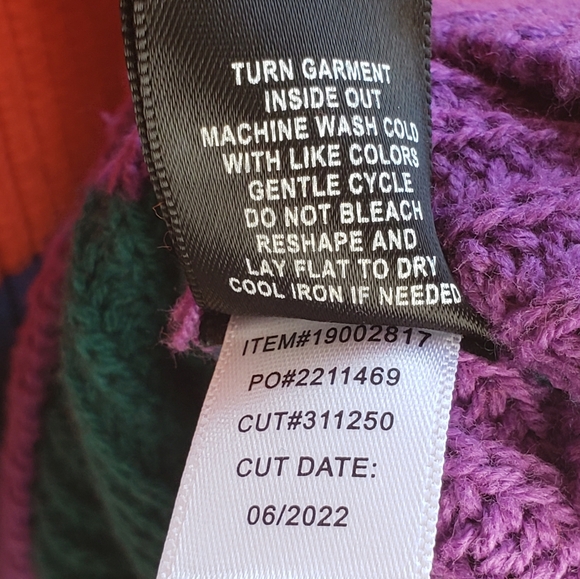 Colorful Torrid Cotton Acrylic Mock Neck Midi Sweater Dress Large - Picture 6 of 7